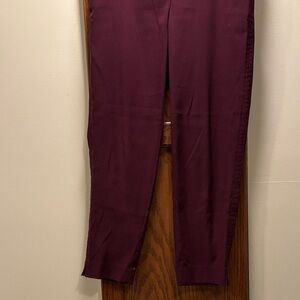 Burgundy The Slim Ankle Pants ( waist 28”) - size 2